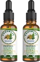 Green Propolis Extract Liquid - Brazilian Bee Propolis - Alkoholfreie Immununterstützungsergänzung - 60-Tage Versorgung - natürliche Immunität Schüsse