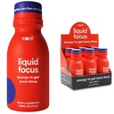 Plus Labs Liquid Focus, Nootropic Smart Drink avec des antioxydants puissants et des herbes Adaptogènes pour l'énergie et la concentration, 150mg caféine (paquet de 6)