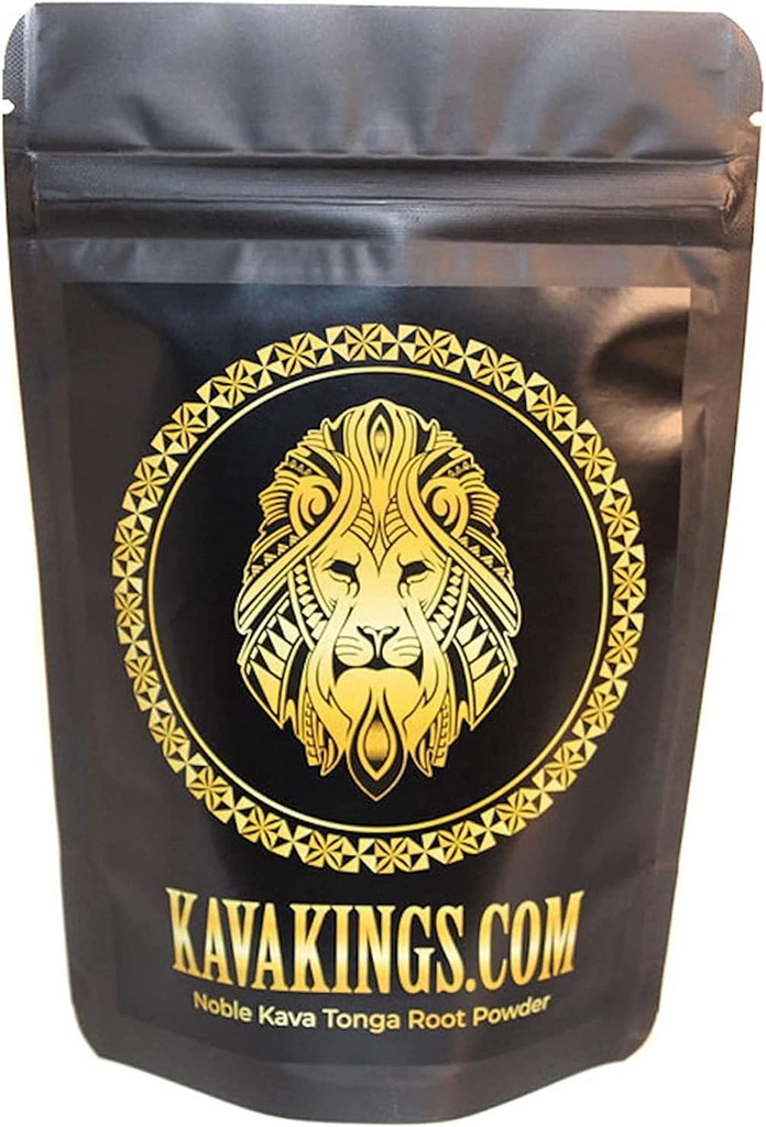 Kava Kings Kava Root Powder-Noble Kava Tonga 16 oz-Natural aus 'EUA, Tonga