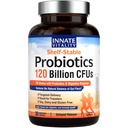 Innate Vitality Probiotics 120 Billion CFUs für Männer & Frauen, 34 Strains mit Präbiotika & Verdauungsenzyme, Immun- & Verdauungs-Gesundheit, Delayed Release, Regal Stabil, 30 Vegan Kapseln
