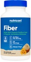 Nutricost Fiber Capsules with Prebiotic Fiber Supplement 150 Kapseln - CCOF Certified Supplement, Made with Organic Psyllium Husk & Organic Jerusalem Artichoke, Glutenfrei, 3 G Per Serving