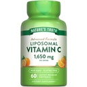 Nature's Truth Liposomal Vitamin C | 1650mg | 60 Softgels | Non-GMO & Gluten Kostenlose Ergänzung