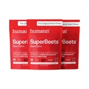 HumanN SuperBeets Heart Chews, Oxyde nitrique et soutien de la pression artérielle, Extrait de graines de raisin et énergie de poudre de betteraves non-OGM, Flamand de baies de grenade, 180 comte