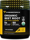Primaforce Organic Beet Root Powder (250g) Unflavored - Natürliche Quelle von Antioxidantien und Nährstoffen