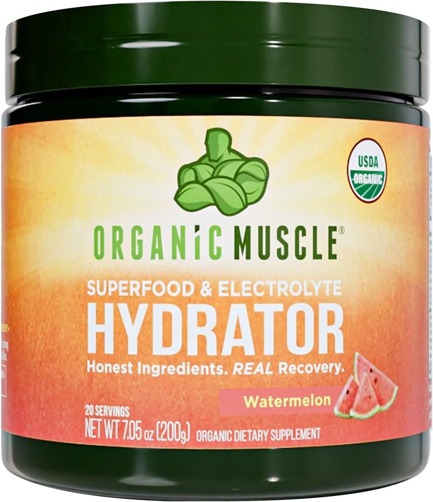 Bio Muscle Hydrator | Natürliches Elektrolytpulver für Peak Performance & Recovery - Wassermelone Flavor, 20 Portionen