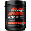 MuscleTech poudre pré-entraînement, vapeur X5 - Sports Nutrition Muscle Building Suppléments pour les femmes et les hommes - Pompe musculaire intense Mélange de poudre de boisson - Blue Razz Gel, 266g (30 portions)