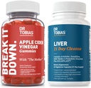Dr. Tobias Liver 21 Day Cleanse und Apple Cider Essiggummis - unterstützt Verdauungs- und Leberdetox, Vegan, Non-GMO