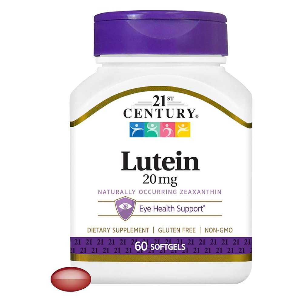 Lutéine du 21ème siècle, 20 mg, 60 Softgels