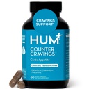 HUM Counter Cravings Chromium Ergänzungen mit L Theanin, Seaweed Extract & Forskolin helfen Appetit, Cravings und Routinen zu unterstützen, Glutenfrei, Koffeinfreie Formel, 60 Vegan Kapseln
