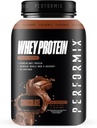 PERFORMIX - Whey Protein Isolate Blend - 24g Protein - 5.4g BCAAs - 110 Calories - Muskelaufbau & Post Workout Erholung - 100% Whey Protein Powder - 1,98 lbs - 30 Servietten - Schokolade