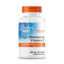 Les médecins Meilleure vitamine C haute absorption avec PureWay-C, libération prolongée pour toute la journée de soutien immunitaire, non-OGM, sans gluten, sans soja, végan 60 comprimés