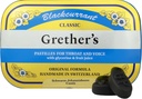 GRETHER'S Pastilles Classic Blackcurrant Natural Remedy Dry Mouth Relief - Beruhigend Throat & Gesunde Stimme - Long-Lasting Flavor, Geschenk für Singers - 1-Pack - 3.75 oz.