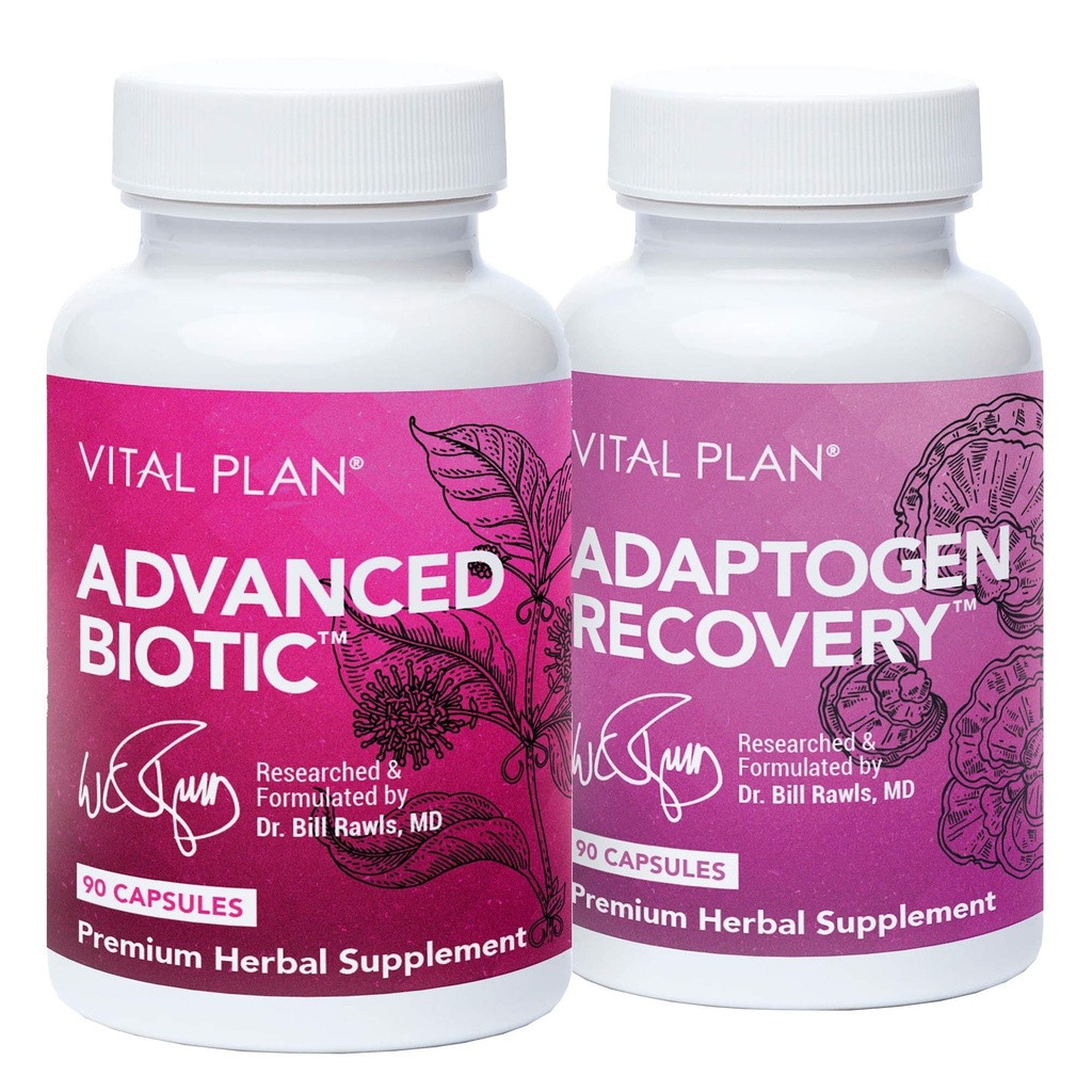 Vitalplan Immununterstützung Ergänzungen von Dr. Bill Rawls – Immune Boost Bundle w/Japanische Knotweed, Cat’s Claw, Chinesische Skullcap & Reishi Mushroom