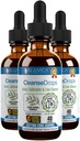 Cleanse Drops - Advanced Kidney & Gallbladder Cleanse Support Supplement - Liquid Delivery for Better Absorption - Chanca Piedra Used in Amazonian Rainforest