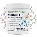Sorbolit Zeolite Detox - 7.05 oz Zeolite Pulverergänzung für Vollkörper-Detox - Gut Cleanse, Cellular Liver Detox | 200 Tage Versorgung