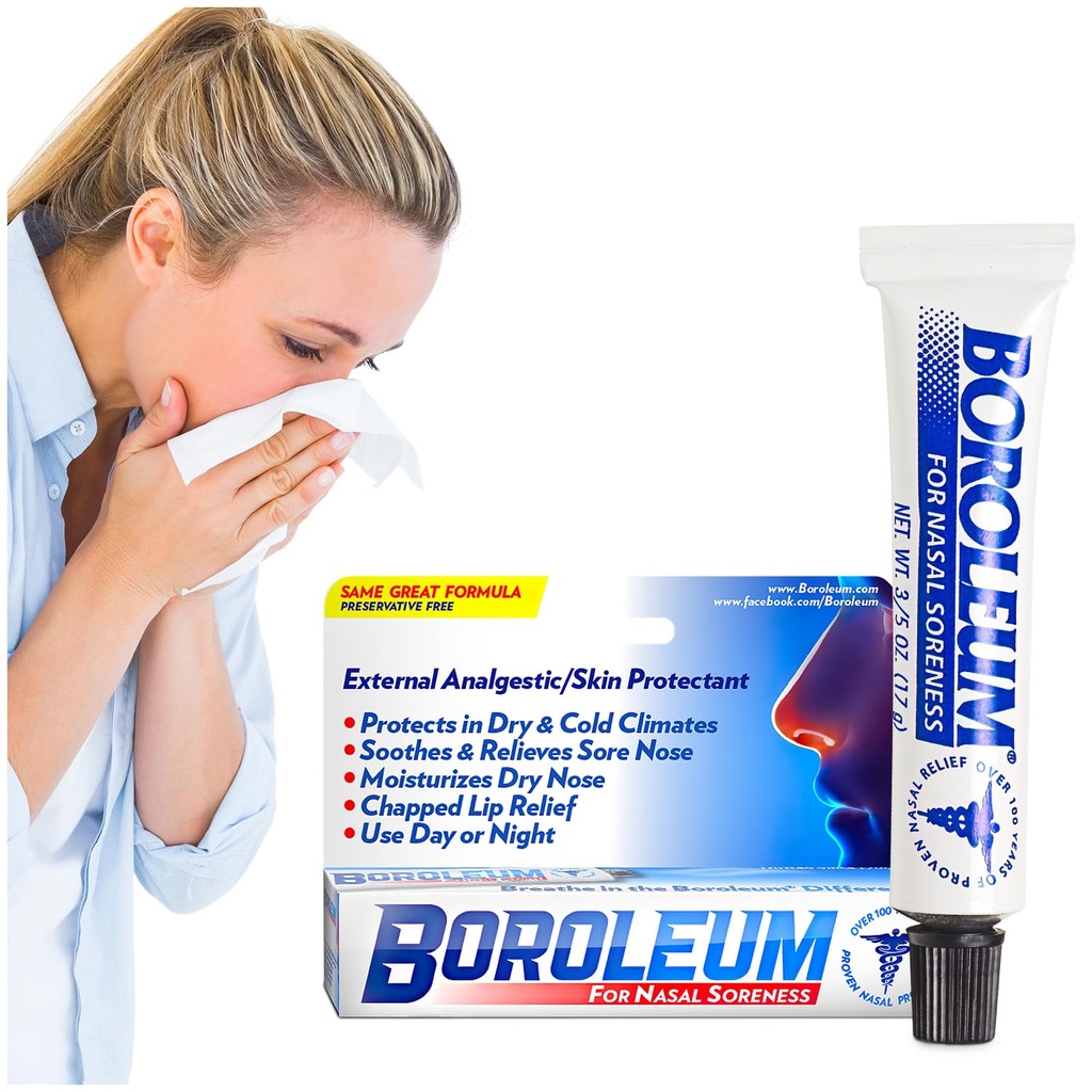 Boroleum für Nasal Soreness, 17 Gramm, 3/5 Unze Tube