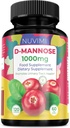 D Mannose 120 Kapseln - 1000 mg pro Dose - Nahrungsergänzung hilft Urinary Tract Gesundheit - Natürliche Vegan UTI Verteidigung