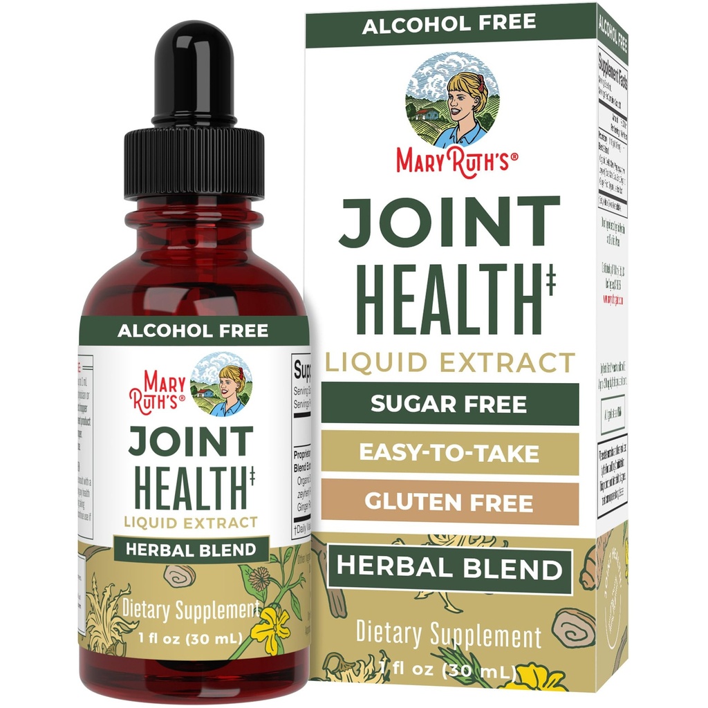 MaryRuth Organics Joint Health Liquid Extract (en anglais seulement) Four Herbal Blend Liquid Drops (en anglais seulement) Ginger Root (en anglais seulement) Graine de réglisse (en anglais seulement) Cats Claw (en anglais seulement) Devils Claw (en anglais seulement) Vegan (en anglais seulement) Non GMO (en anglais seulement) Teinture sans alcool (en anglais seulement) 30 portions