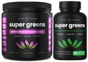 NutraChamps Super Greens Antioxidans Pulver & Super Greens Kapseln