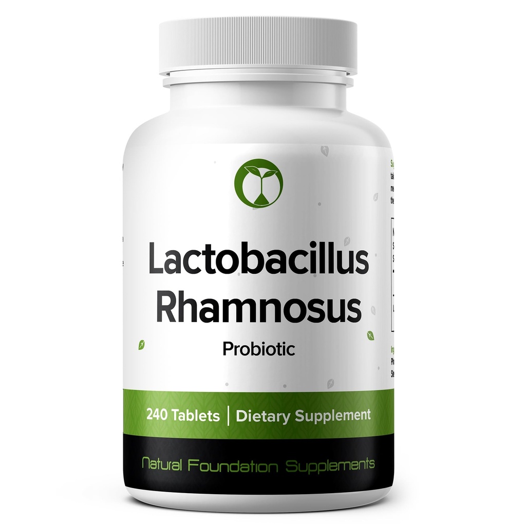 Lactobacillus Rhamnosus Probiotic Supplement 240 Tabletten 3 Billion CFU Probiotics für Männer und Frauen unterstützt Darmdiges & Gut Health (240, Lactobacillus Rhamnosus)