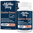 2300 MG Zeolite Detox Capsules - Aktivierte Charcoal & Bentonite Clay, Highly Absorbable Full Body, Liver & Gut Cleanse, Zeolite Clinoptilolite(90 Kapseln)