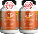 Reviva Glow Max - Supplément de soutien des cheveux, de la peau et des ongles