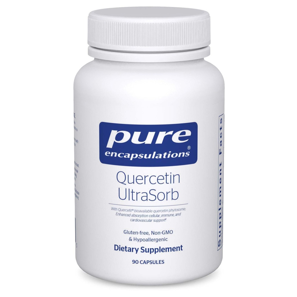 Reine Kapseln Quercetin UltraSorb | Enhanced-Absorption Cellular, Immun und Herz-Kreislauf-Unterstützung | 90 Kapseln