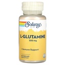 SOLARAY L Glutamine Kapseln 500 mg - Immununterstützung - Freie Aminosäure - Lab Verified, 60-Day Geld-Back Garantie, 50 Servierungen, 50 VegCaps