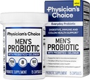 Choix du médecin Probiotiques pour les hommes - 70 milliards UFC - 8 souches - Sélénium et prébiotiques - Soutient la santé digestive, le microbiome, le colon et la santé immunitaire - Probiotique masculin avancé - 15ct Taille de l'échantillon