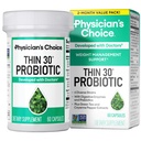CHOIX du médecin Probiotiques pour la prise en charge du poids et le gonflement - 6 souches probiotiques - Prébiotiques - Ingrédient clé Cayenne - Soutient la santé de Gut - Gestion du poids pour les femmes et les hommes - Thé vert - 60 CT