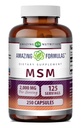 Erstaunliche Formeln MSM (Methylsulfonylmethan) Supplement | 2000 Mg Per Serving | Kapseln | Non-GMO | Gluten Free | Made in USA (1 Pack, 250 Count)