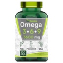 tnvitamine Triple Omega 3◆ 6◆ 9: 3600mg x 120 Softgels | Omega Essential Fatty Acids from Fish Oil (EPA & DHA), Flaxseed (ALA & LA), & Olive Oil (OA) | Supplement für Frauen & Männer | Non-GMO