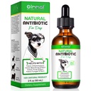 Antibiotiques pour chiens, Antibiotiques naturels pour chiens, compléments de plantes multivitamines pour chiens 60ml