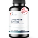 Designs für Gesundheit OmegAvail Synergy - Omega Complex für Erwachsene - Omega 3-6-7-9 Fettsäuren aus Borage und Macadamia Öl + Triglycerid (TG) Fischöl mit DHA & EPA (180 Softgels)