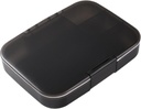 Grand Organisateur Pill 9 Compartiments Pill Case Imperméable Pill Box with Amovible Partition Portable Tablet Box for Fish Oil, Vitamine Supplement Tool