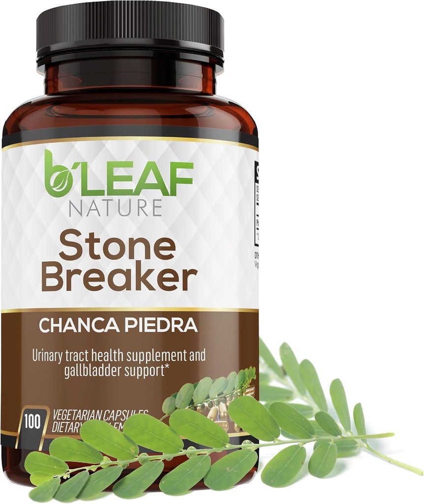 B’Leaf Nature Chanca Piedra Stone Breaker, 100 Kapseln, 1000mg – Traditionelle Kräuter Nierenunterstützung – Non-GMO, Vegan, Glutenfreies Urinary Tract & Liver Wellness