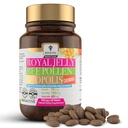 BEE und Sie Royal Jelly + Propolis + Bie Pollen Chewable Tablets - Hohe Potenz - Keine künstliche Geschmack / Konservierungsstoffe - Nein Hinzugefügt Zucker- Nein Soy/Milk/Gelatin/GMO/Gluten, 500 mg x 60 Tabletten