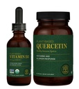 Global Healing Center - Vitamin D3 5000IU & Quercetin 250mg - unterstützt Knochen und Immunsystem, Atmungsmedizin