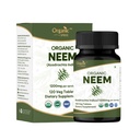 Neem 120 Comprimés d'Azadirachta Indica (Neem) d'USDA certifié biologique de peau saine et de détox d'un complément alimentaire - 120tab