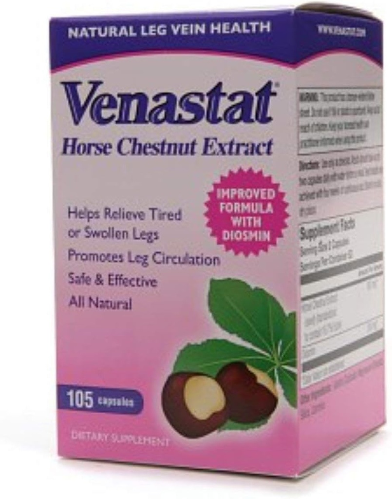 Capsules pour la santé naturelle de la veine des jambes 105 ea