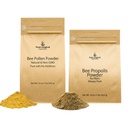 PURE ORIGINAL INGRÉDIENTS Poudre de pollen et de propolis de l'abeille en poudre, 1 lb chacune, sans remplissage, laboratoire vérifié