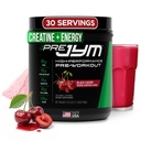 JYM Supplement Science Pre JYM Black Cherry Pre Workout Powder for Men & Women, BCAAs, Nootropics, Creatine HCI, Citrulline, Beta-Alanine, Betaine, Taurine, Huperzine, 30 Servierungen