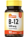 Sundance Vitamine B-12.500mcg.90 Comprimés végétariens.