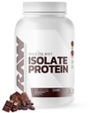 RAW Whey Isolate Protein Powder, Dark Chocolate - 100% Grass-Fed Sports Nutrition Whey Protein Pulver für Muskelwachstum & Erholung - Low-Fat, Low Carb, Natürlich aromatisiert & Sweetened - 25 Portionen