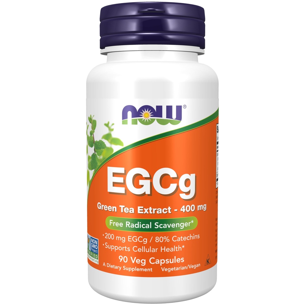 JETZT Nahrungsergänzungsmittel, EGCg Green Tea Extract 400 mg, Free Radical Scavenger*, 90 Veg Kapseln