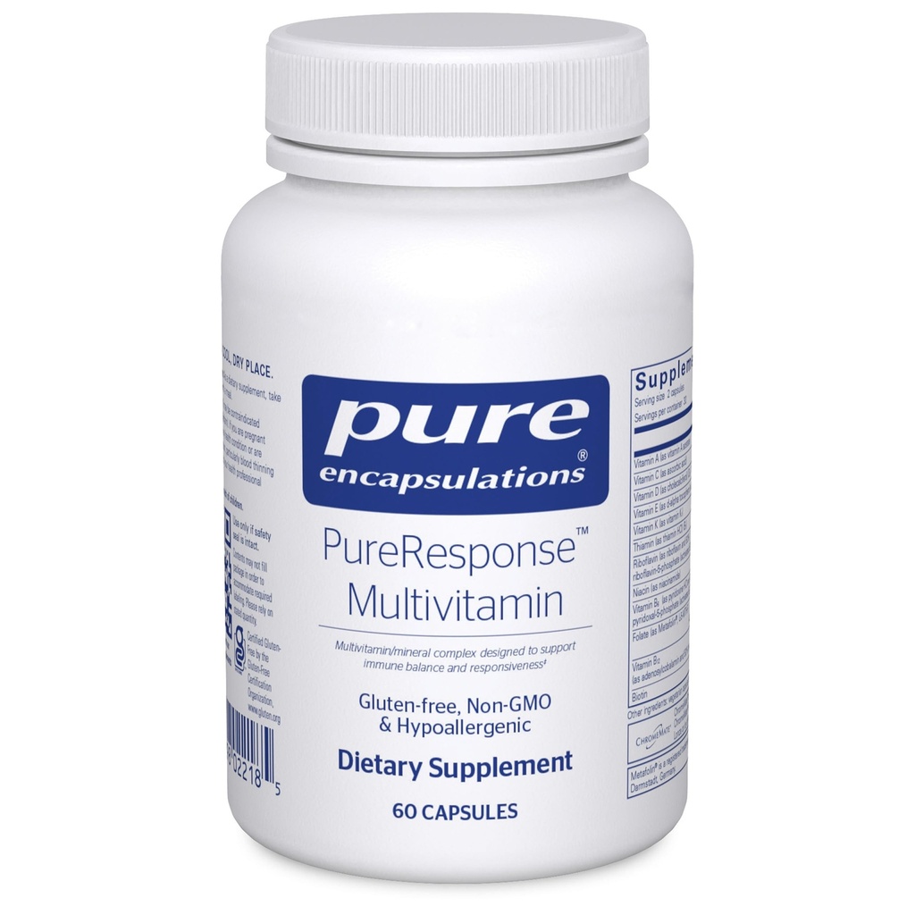 Pure Encapsulations PureResponse Multivitamin | Unterstützung für Immunbilanz und Reaktionsfähigkeit | 60 Kapseln