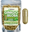 XPRS Nutra Ginkgo Biloba Kapseln - Gingko Biloba Gekapselte Ergänzungen für Kognition - Vegan Friendly Ginkoba Biloba - Immunität Boosting Ginkgo Biloba Kapseln - 180 Zähler