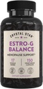 Crystal Star Estro G Balance Supplement (150 Kapseln) – Herbal Menopause Unterstützung mit Black Cohosh, Rehmannia, Damiana & Licorice – Vegetarisch & Non-GMO