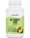 NaturalSlim Soiring Primrose Oil for Women 1500mg from Cold Pressed Oil - Metaboil 500 GLA Supplément Gamma Acide linolénique pour les femmes Santé, métabolisme, coeur et santé de la peau - 270 Softgels