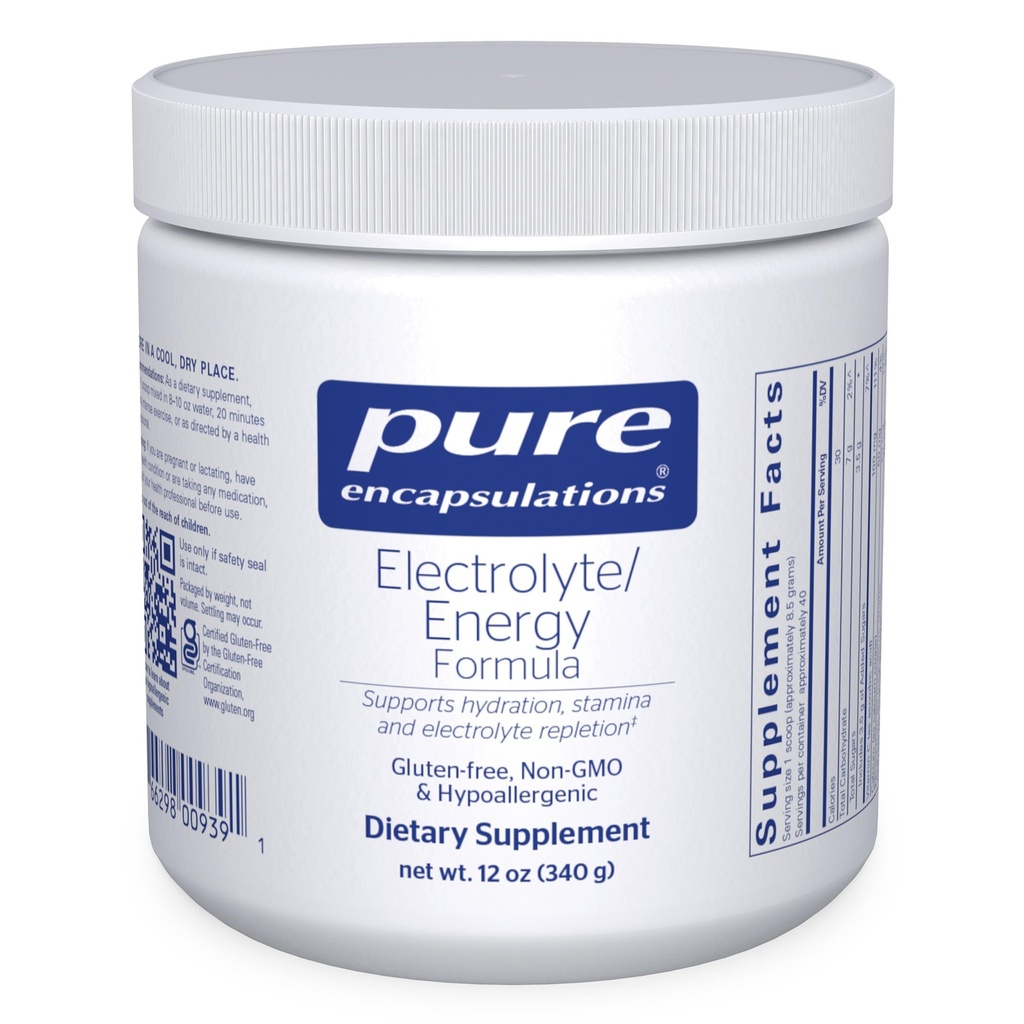 Encapsulations pures Formule électrolyte/énergie -- 340 grammes